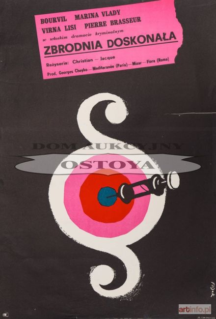 FLISAK Jerzy | Plakat do filmu ZBRODNIA DOSKONAŁA, 1962