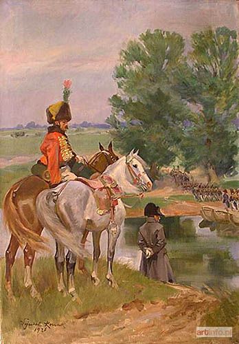 KOSSAK Wojciech | Napoleon nad brzegiem Niemna, 1926