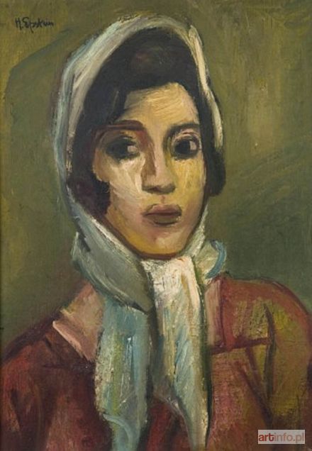 EPSTEIN Henryk (Chaim) | PORTRAIT DE FEMME AU FOULARD, ok. 1930