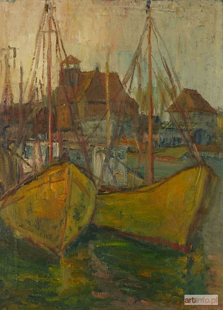 SROCZYŃSKI Stefan | Hel - port rybacki , 1976