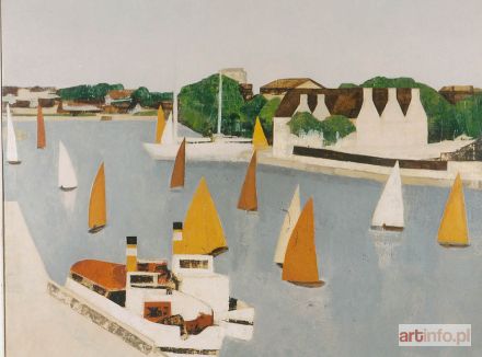 ŚRAMKIEWICZ Kazimierz | Motława wiosną, 1983