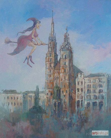 ŁOZOWSKI Krzysztof | Kraków z czarownicą, 2012 r.