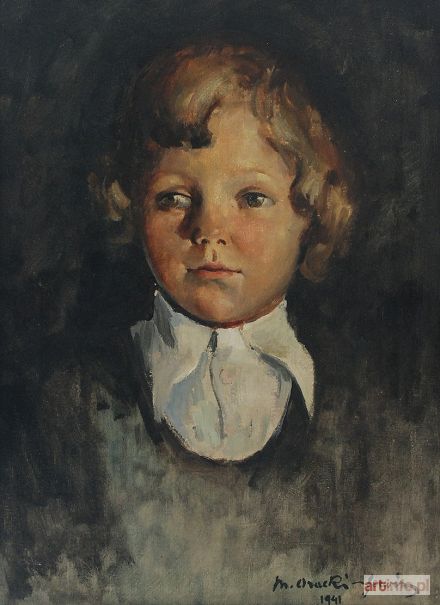 SERWIN-ORACKI Mieczysław | Portret chłopczyka, 1941