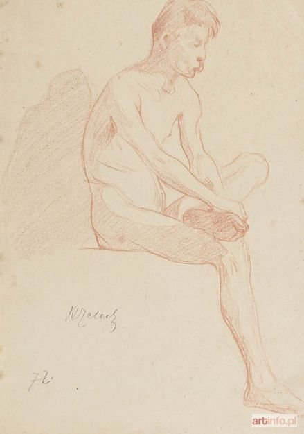 ŻELECHOWSKI Kasper | Studium akt męskiego