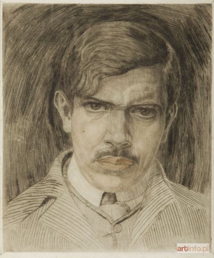 SKOCZYLAS Władysław | Autoportret młodzieńczy, 1910 r.