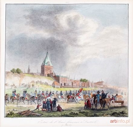 AUBERT Pierre | Entrée de l’Armée française à Dantzick, 1838 r.