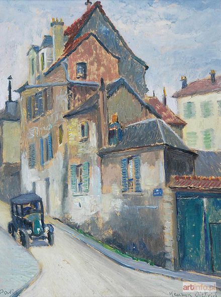 DIETRICH Henryk | Motyw z Montmartre, 1931