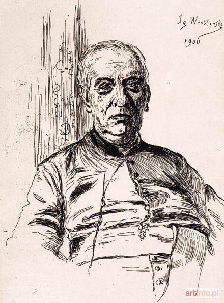 WRÓBLEWSKI Ignacy | PORTRET MĘŻCZYZNY, 1906