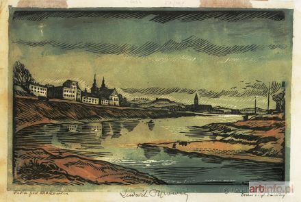 TYROWICZ Ludwik | Kraków, Zakole Wisły przy Dębnikach, lata 20