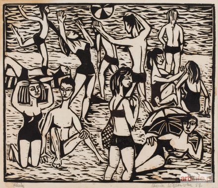 WĄSOWSKA Maria | Plaża, 1957 r.