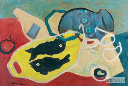 KUNKA Lech | Martwa natura z rybami, 1954