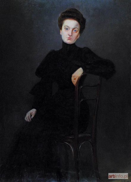 SĘK Stanisław | Portret młodej kobiety, 1906