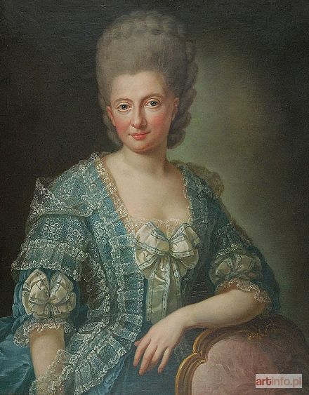 LISIEWSKA MATTHIEU DE GASC Anna Rosina | Portret hrabiny Elisabeth Juliane Friederike von Baertling, 1774