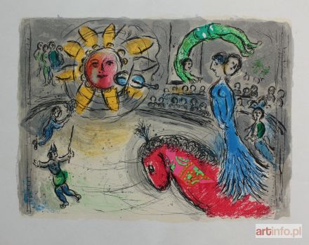 CHAGALL Marc | Słońce z czerwonym koniem