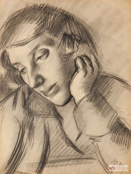 MIERZEJEWSKI Jacek | Melancholia - portret żony, około 1914 r.