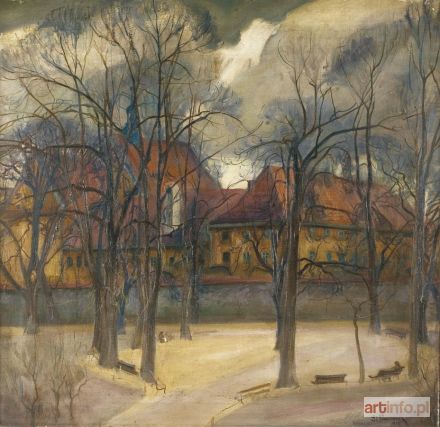 PACIOREK Stanisław | Pejzaż z plant, [1914]