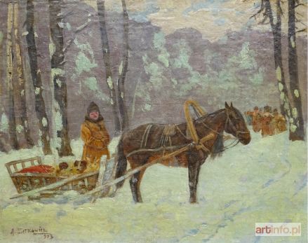 SETKOWICZ Adam | Przerwa w polowaniu, 1903