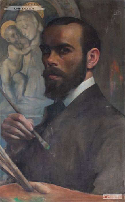 BADOWSKI Zygmunt | AUTOPORTRET Z MADONNĄ, 1906