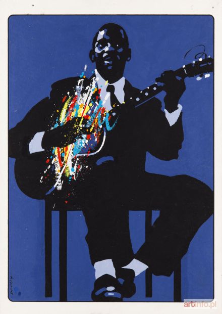 ŚWIERZY Waldemar | Wes Montgomery, projekt plakatu, około 1990 r.