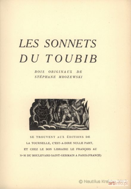 MROŻEWSKI Stefan | Les sonnets du Toubib. Bois originaux de Stephane Mrozewski, 1946