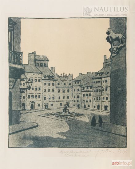 TOM Józef | Warszawa. Rynek Starego Miasta, 1917