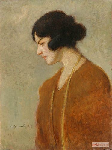 KARPIŃSKI Alfons | PORTRET PANI N., 1917 r.