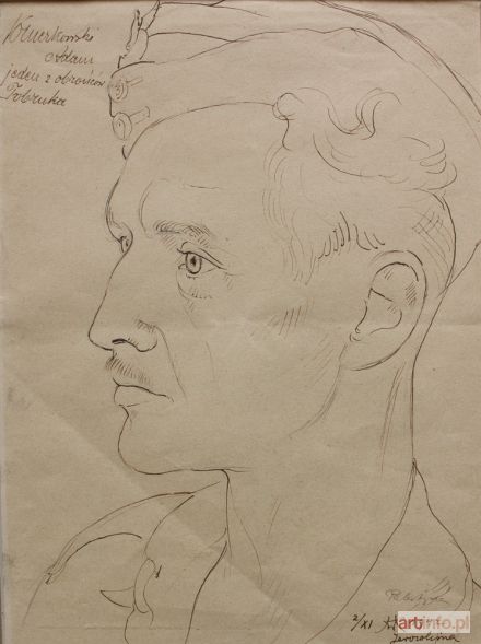 HOFMAN Wlastimil | Portret Adama Kruczkowskiego (1942)