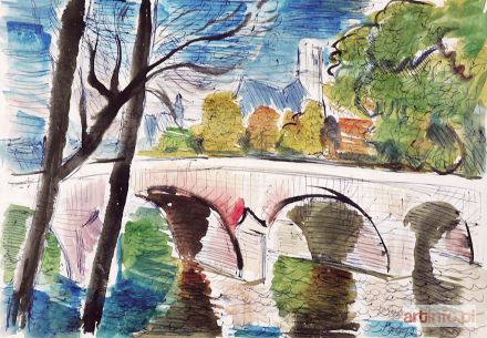 GEPPERT Eugeniusz | Pont Neuf w Paryżu, ok. 1957