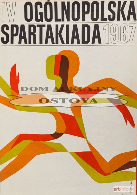 GÓRKA Wiktor | Plakat IV OGÓLNOPOLSKA SPARTAKIADA, 1967