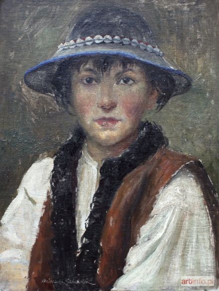 ZAKRZEWSKA-MALISZEWSKA Janina | Portret młodego górala