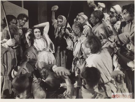 Fotografia ze spektaklu Klątwa, 1947 r.