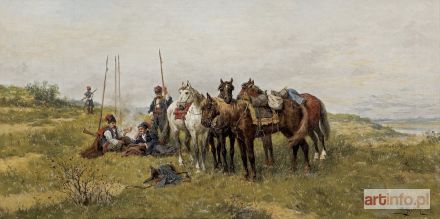 GĘDŁEK Ludwik | CZUJKA KOZACKA, ok. 1880