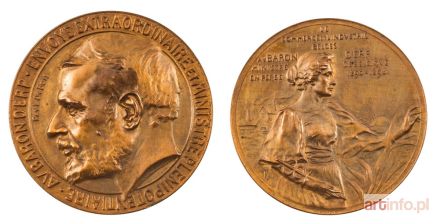 DuBOIS Paul | MEDAL, BARON MAXIMILIEN D`ERP, 1893