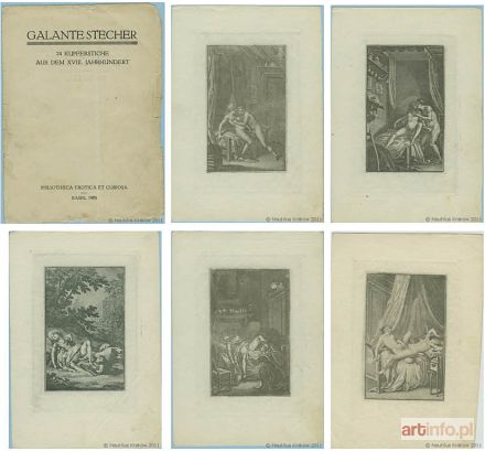 ARTYSTA nieznany | Galante Stecher: 24 Kupferstiche aus dem XVIII Jahrhundert, 1905