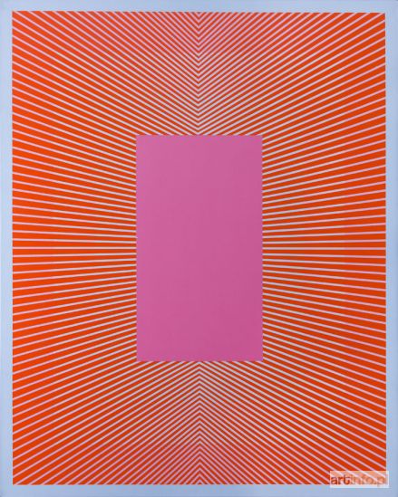 ANUSZKIEWICZ Richard | Converging with Deep Pink, 1980 r.