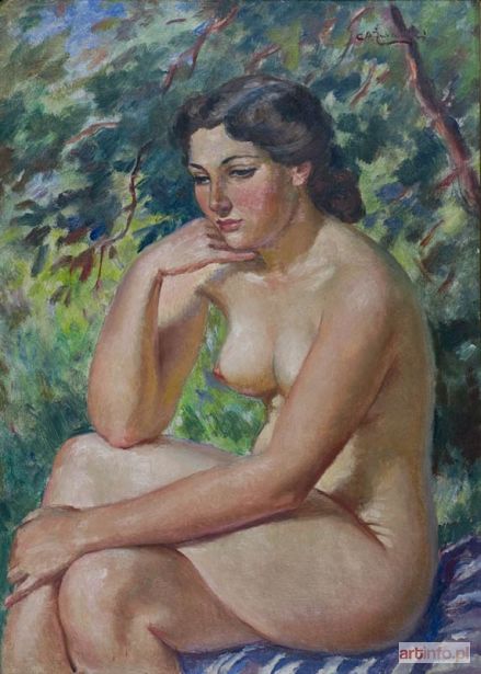 ŻURAWSKI Stanisław | Akt siedzący