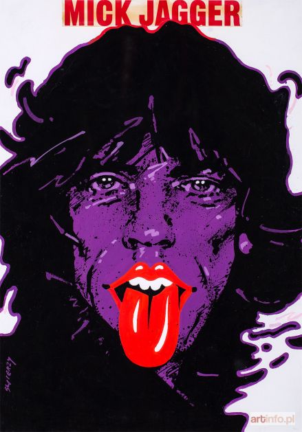 ŚWIERZY Waldemar | Mick Jagger - projekt plakatu