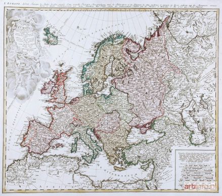 HASE (Haas, Hasius) Johann Matthias | Mapa Europy