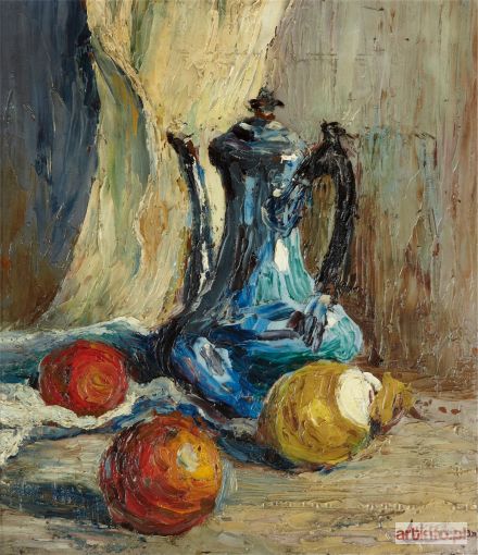 WEINBAUM Albert | Nature morte à cafetière et aux fruits