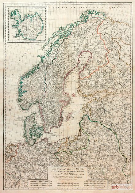 DELAMARCHE Charles-Francois | Les Couronnes du Nord, le Danemarck, la Norwège, l`Islande et la Suède