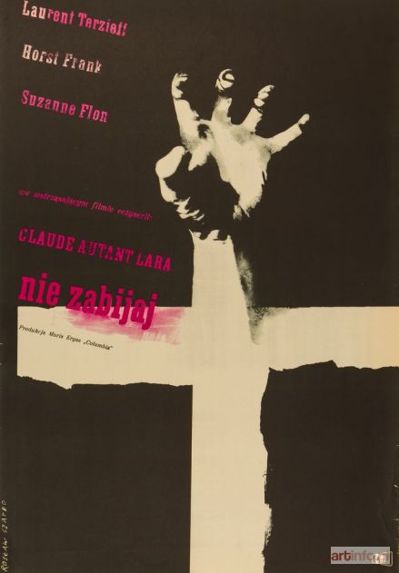 SZAYBO Rosław | Plakat do filmu NIE ZABIJAJ, 1962