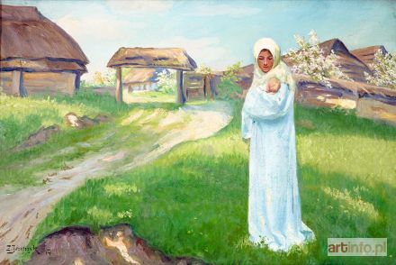 JÓZEFCZYK Zygmunt | Wiejska Madonna, 1914 r.