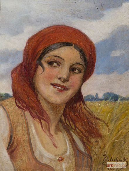 ŻELECHOWSKI Kasper | DZIEWCZYNA W CZERWONEJ CHUŚCIE, 1926