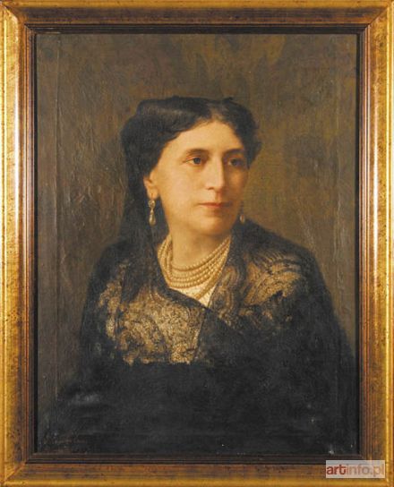 CINGOLANI Giovanni | Portret Antoniny Władysławowej Łąckiej, 1907 r.