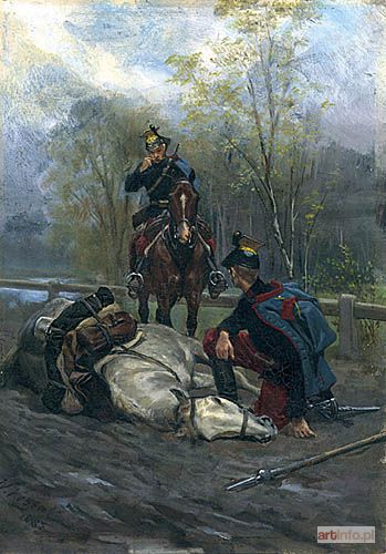 KOSSAK Wojciech | Ułani austriaccy 1885