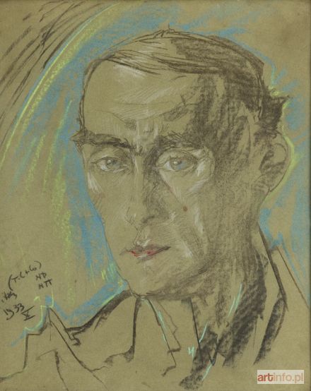 WITKACY - WITKIEWICZ Stanisław Ignacy | Portret doktora Jana Władysława Pakowskiego, 1933 r.