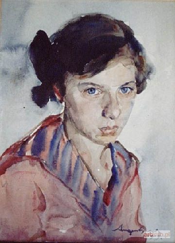 AUGUSTYNOWICZ Aleksander | Portret dziewczynki (1919)