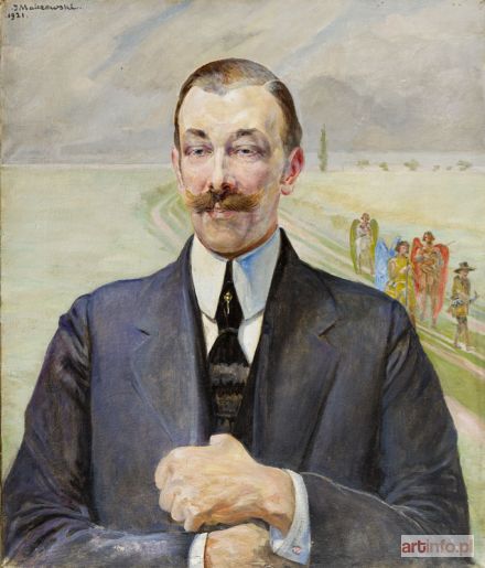 MALCZEWSKI Jacek | Portret mężczyzny w szarym garniturze, 1921 r.