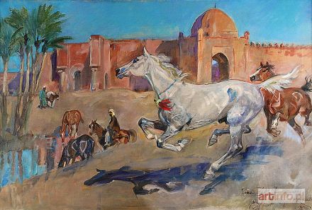 KOSSAK Wojciech | U bram Marrakeszu, 1940