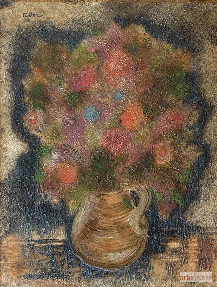 ADLER Jankiel | Bouquet de fleurs dans une cruche (1928)